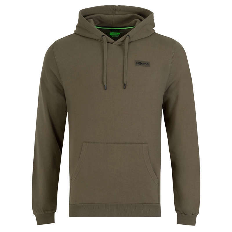 Korda Dark Olive Patch Hoodie